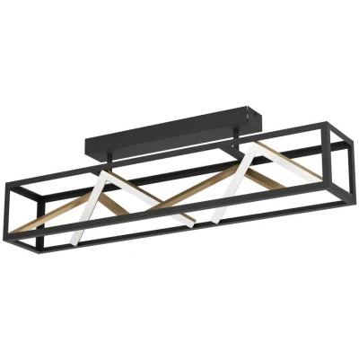 Afbeelding van Stars of Light Design plafondlamp Penela zwart met goud 390416
