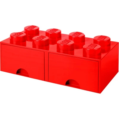 Afbeelding van LEGO® Opbergbox met Lades Rood 50 x 25 18 cm