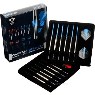 Afbeelding van Longfield Darts Set Steeltip Nickleplated Brass 21 23 GR