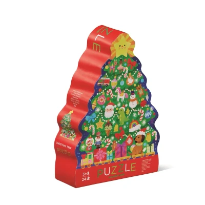 Afbeelding van Crocodile Creek Puzzel 24st Christmas Tree