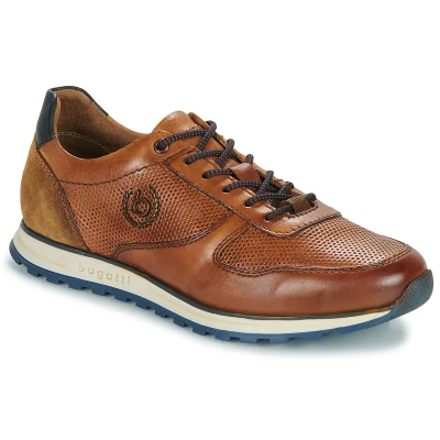 Afbeelding van bugatti Cirino Sneakers laag, Heren, Maat: 43, Cognac Schoenen