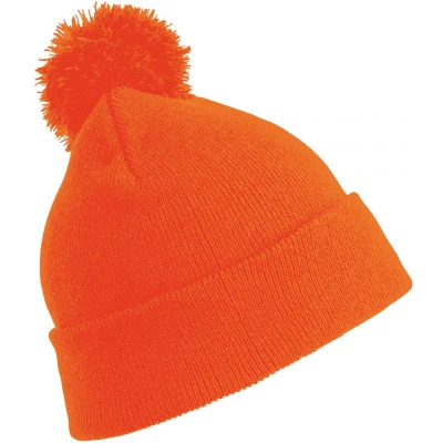 Afbeelding van Result Pomponmuts Beanie RC028X Fluorescent Orange