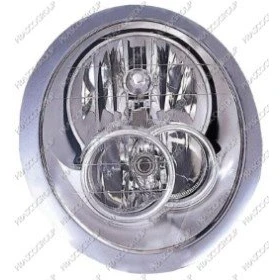 Afbeelding van PRASCO MN3064904 Koplampen Links H7/H7 Met elektromotor, lamphouder MINI: Hatchback