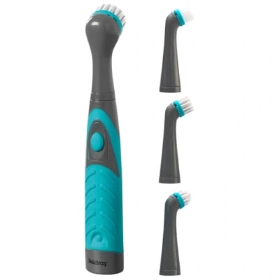 Afbeelding van Beldray LA082718EU7 Handheld Power Clean Precision schrobborstel, diepreinigende elektrische reinigingsborstel, 4 oscillerende opzetborstels, antisliphandgreep, blauw