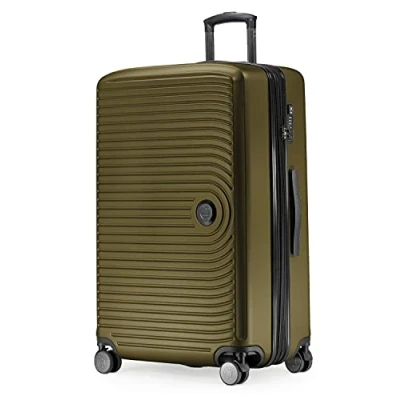 Afbeelding van HAUPTSTADTKOFFER Mitte Grote koffer met harde schaal, TSA, 4 wielen, ruimbagage 8 cm volumevergroting, 77 cm, 130 liter, avocado
