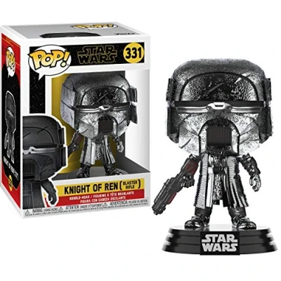 Afbeelding van Funko Pop: Star Wars Knight Of Ren (Blaster Rifle) 331 Bobble Head Chrome