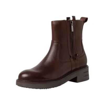 Afbeelding van Marco Tozzi Lage laarzen, Dames, Maat: 37, Cognac Schoenen