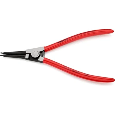 Afbeelding van Knipex Borgveertang voor buitenringen op assen zwart geatramenteerd, met kunststof bekleed 210 mm (zelfbedieningskaart/blister) 46 11 A3 SB