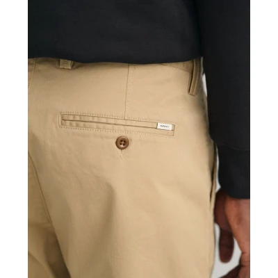 Afbeelding van GANT REG Chino, Heren, Maat: 30x34, Dark khaki