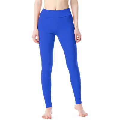 Afbeelding van Merry Style Dames Lange Leggings Sport Vrijetijdsbroek Sporbroek van Katonen Brede Taille MS MS10 429 LE Kobalt XXL