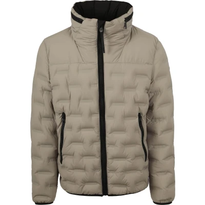 Afbeelding van Reset Brick Lane Jas Beige maat XXL Heren Winterjas met Regular fit Pasvorm Stretch Suitable Herenkleding