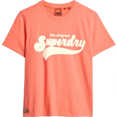 Afbeelding van Superdry STUDIOS SLUB EMB VEE TEE Dames T shirt Maat M