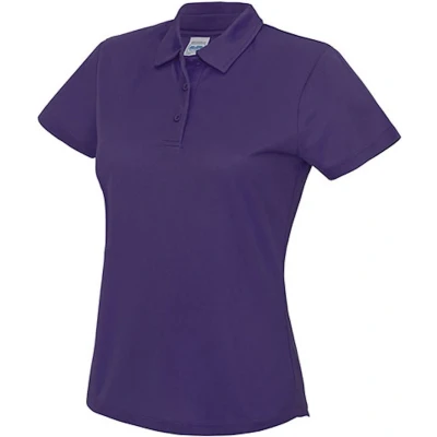 Afbeelding van Damespolo &#039;Contrast Cool&#039; korte mouwen Purple M