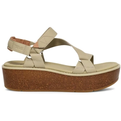 Afbeelding van Teva Madera Wedge dames sandaal groen maat 37 (EU) 4 (UK)
