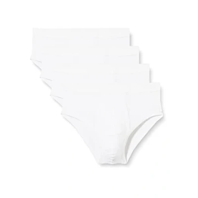 Afbeelding van ATHENA Heren Promo Basic Bio Knickers (pak van 4), Wit (Blanc/Blanc/Blanc/Blanc 9050), M