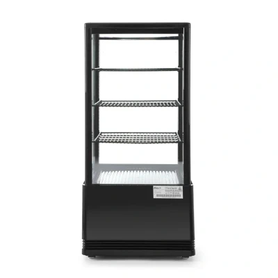 Afbeelding van Hendi Koelvitrinekast 78L, RVS, 40,6(b)x45,2(d)x96,6(h)cm, 233658