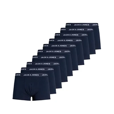 Afbeelding van Jack &amp; Jones Herenboxershorts, effen, 10 stuks, XL