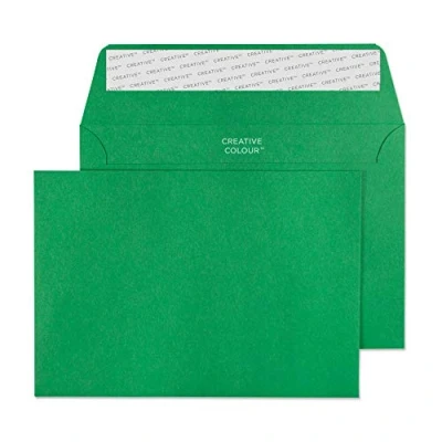 Afbeelding van Blake Creative Colour C6 114 x 162 mm 120 gsm Peel &amp; Seal Portemonnee Enveloppen (108) Avocado Groen Pack van 500