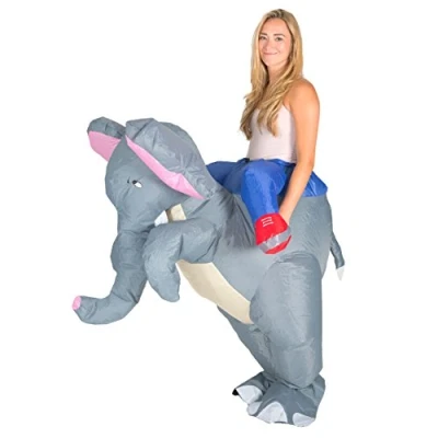 Afbeelding van Bodysocks® Opblaasbaar Olifant Kostuum (Volwassen)