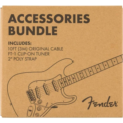 Afbeelding van Fender Accessories Bundle Pack kabel, clip on tuner en gitaarband