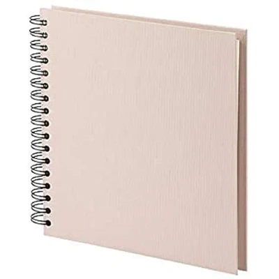 Afbeelding van Rössler Papier 1329452586 S.O.H.O. Wire O fotoalbum 230 x mm, 60 gebroken witte pagina&#039;s, Poeder, 1 stuk