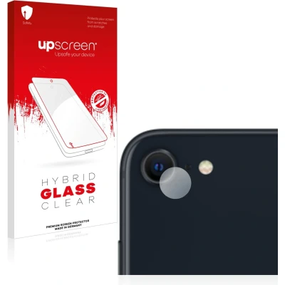 Afbeelding van upscreen Scratch Shield gepantserde glasfolie (1 Stuk, Apple iPhone SE (3e generatie)), Smartphone beschermfolie, Transparant