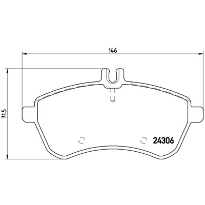 Afbeelding van Brembo Remblokset P 50 070