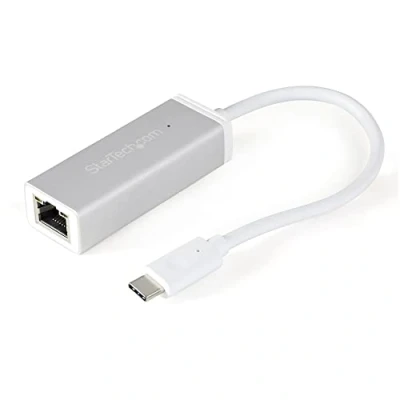 Afbeelding van USB C naar gigabit netwerkadapter zilver
