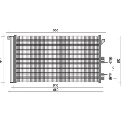 Afbeelding van Magneti Marelli Airco condensor 350203248000