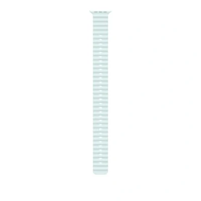 Afbeelding van Apple Watch Strap 49mm Black Titanium Finish Ice Blue Ocean Band Extension (180 250mm)