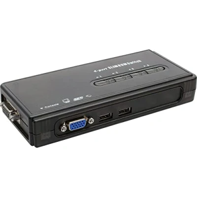 Afbeelding van InLine KVM schakelaar, schakelaars, Zwart