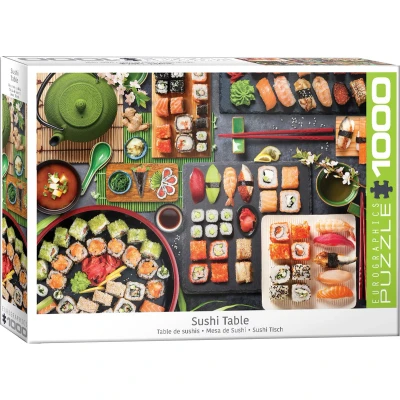 Afbeelding van Eurographics Puzzel Sushi Table 1000 stukjes