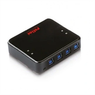 Afbeelding van USB switch A naar B Roline (4 poorts, 3.0, Schakelaar, Micro USB)