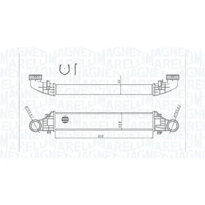 Afbeelding van Magneti Marelli Interkoeler 351319204180