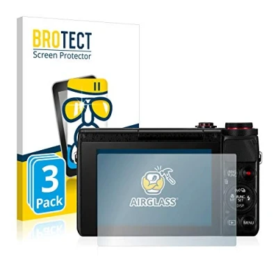 Afbeelding van BROTECT Screenprotector voor Canon PowerShot G7 X G7X Folie Beschermfolie Beschermglas transparant (3 Stuks)
