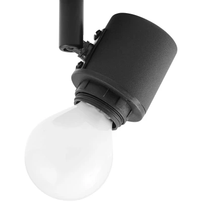 Afbeelding van Lindby plafondlamp 4 lichts stof, metaal H: 19 cm E14 zwart, goud