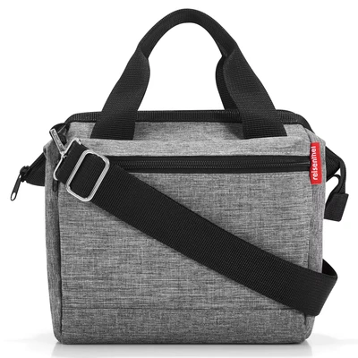 Afbeelding van Reisenthel Allrounder Cross Schoudertas 4L Twist Silver Grijs