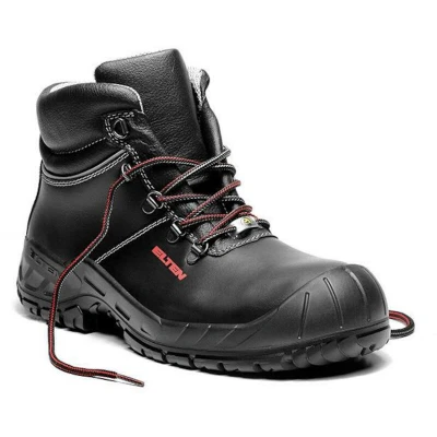 Afbeelding van ELTEN Veiligheidsschoenen LAURENZO Mid ESD S3, heren, licht, zwart, stalen neus maat 40