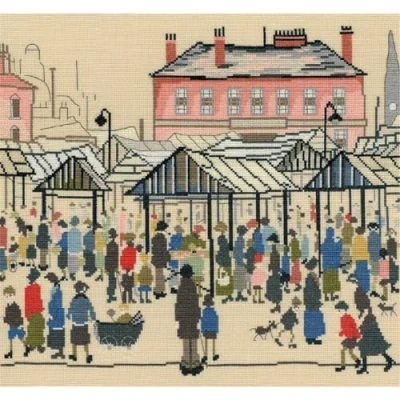 Afbeelding van Bothy Threads Market Scene Northern Town XLC15