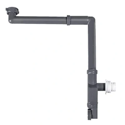 Afbeelding van BERNSTEIN® Ruimtebesparende sifon 2050 geurafsluiter voor wastafel met 1 1/4 inch aansluiting