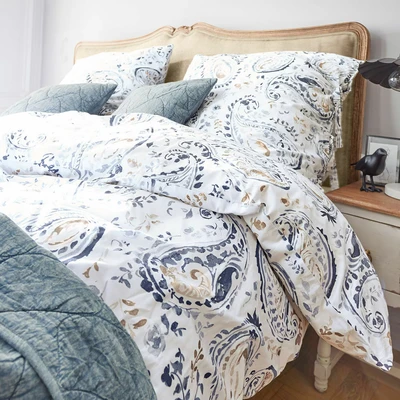 Afbeelding van LOBERON Beddengoed Le Perron blauw/crème