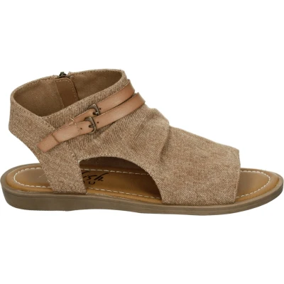 Afbeelding van Blowfish J4353 DENVER Platte sandalenDames Sandalen Kleur: Cognac Maat: 40