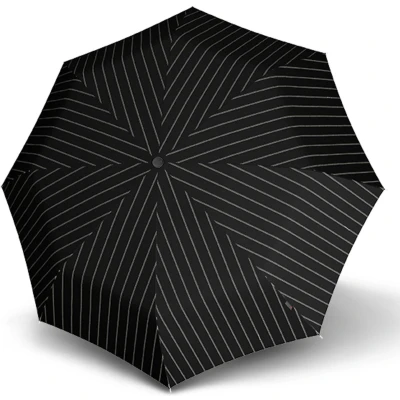 Afbeelding van Knirps Paraplu T.200 Medium Duomatic Gatsby Black Zwart Veelkleurig