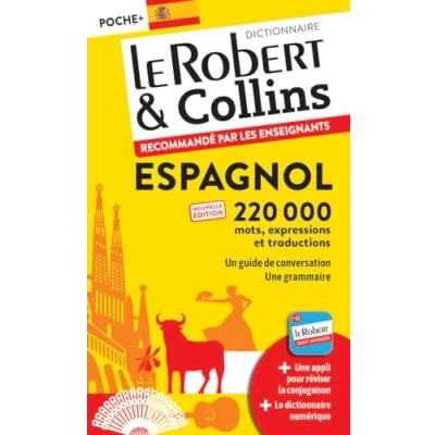 Afbeelding van Dictionnaire Le Robert &amp; Collins Poche Plus espagnol et sa version numérique à télécharger PC Nouvelle édition