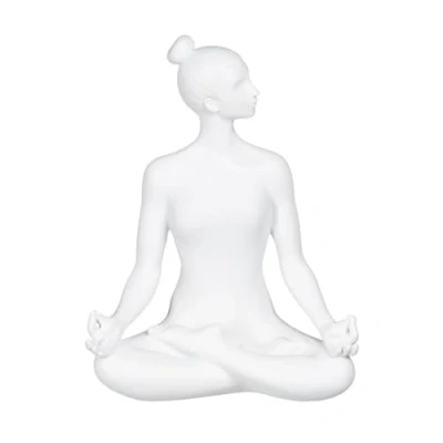 Afbeelding van Decoratieve figuren Wit 17,5 x 11 23,5 cm