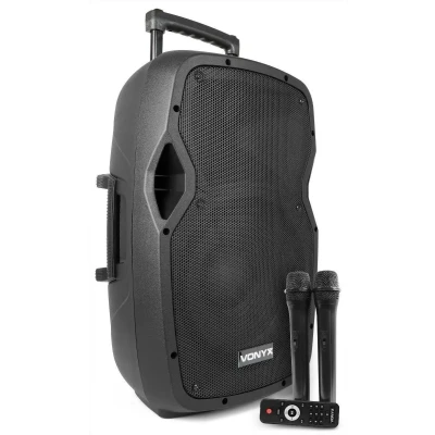 Afbeelding van Vonyx AP1200PA mobiele speaker met Bluetooth, mp3 speler en 2