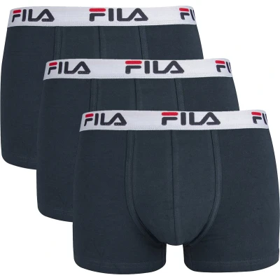 Afbeelding van FILA Heren Basic Boxershorts 3 Pack Maat M Wit