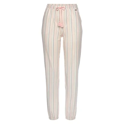 Afbeelding van s.Oliver Pyjamabroek, Dames, Maat: 44/46, Apricot gestreift
