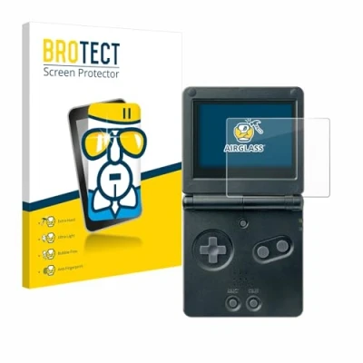 Afbeelding van BROTECT Glas Screen Protector voor Nintendo Gameboy Advance GBA SP Schermbeschermer [9H Hardheid, Beschermglas Folie niet Gehard Glas]