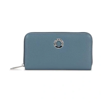 Afbeelding van Mandarina Duck Mellow Leather Wallet, reisaccessoires dames portemonnee, eenheidsmaat, Strijken., Eén maat